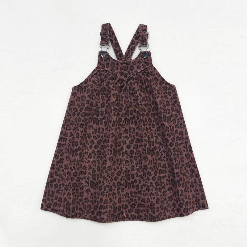 Ali Co AW26 denim leopard collection boys girls clothing dress skirt shirt vest and overalls