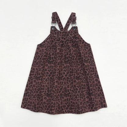 Ali Co AW26 denim leopard collection boys girls clothing dress skirt shirt vest and overalls