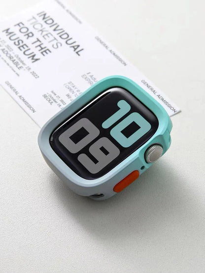 Bumper Soft Silicone Case For Apple Watch 11 10 9 8 7 6 SE 5 Anti-drop Matte Cover For iwatch 49mm 41mm 42mm 46mm 40mm 44mm 4