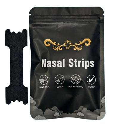 Anti Snoring Nose Patch Set Extra Strength Nasal Strips Better Breathing Non-Invasive Easier Breath Sleep Aid Decive - 1BAG-3