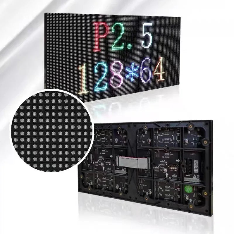 P2.5 LED Screen Panel Module Indoor 320x160mm 128x64 Pixels 1/32 Scan SMD RGB Full Color P2.5 LED Display Panel Module