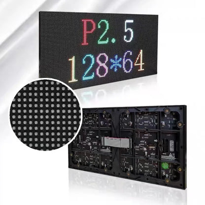 P2.5 LED Screen Panel Module Indoor 320x160mm 128x64 Pixels 1/32 Scan SMD RGB Full Color P2.5 LED Display Panel Module