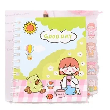 Frosted Handbook Stickers Cartoon DIY Decorative Material Cute Waterproof Journal Sticker Book School Supplies