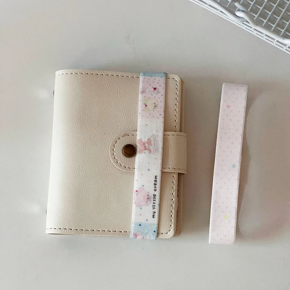 Elastic Strap for A7 M5 Planner Notebook Cute Star Decoration INS Style Storage Accessory Kawaii Straps for Scrapbooking