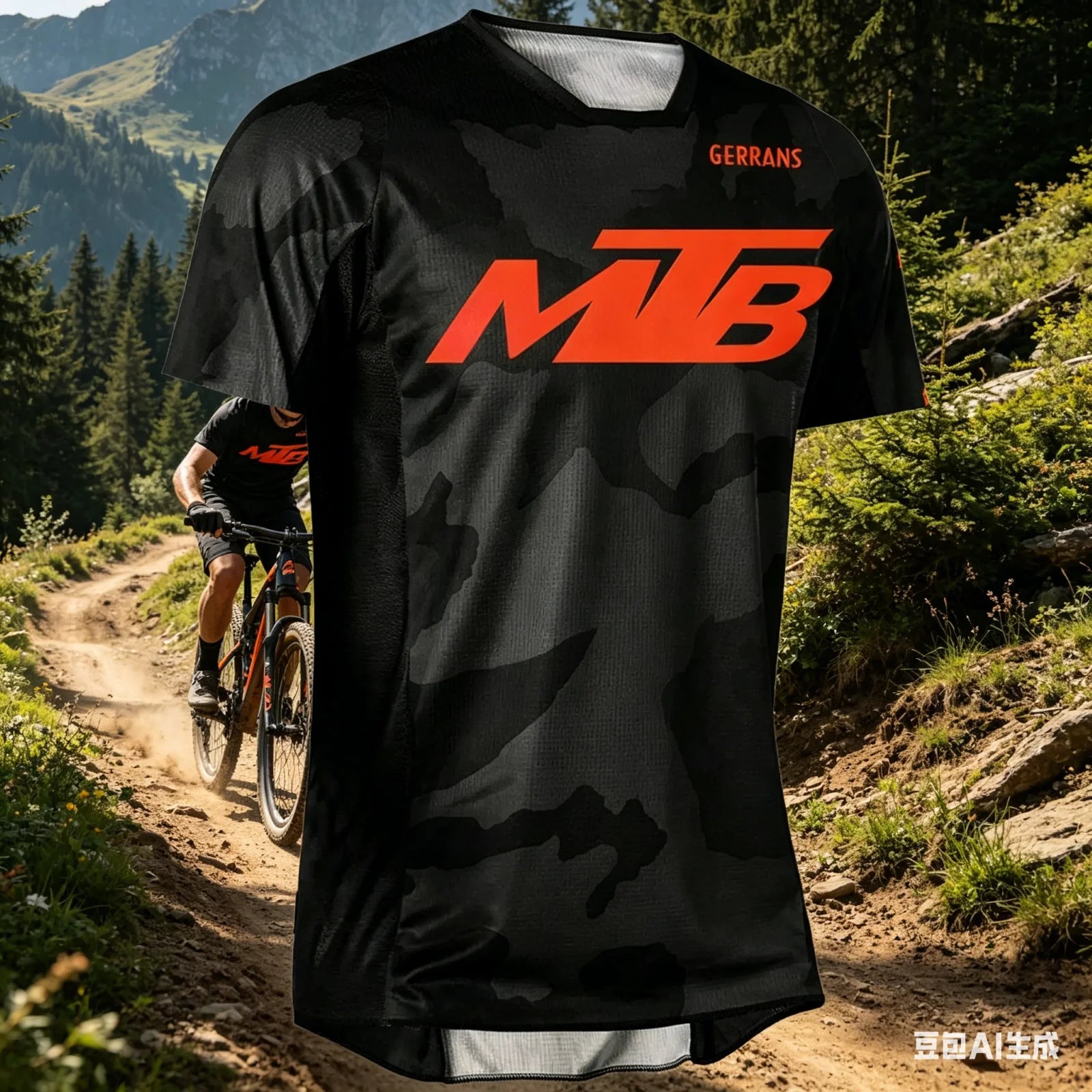 MOUNTAIN BIKE JERSEYS MOUNTAIN BIKE SHIRT OFF-ROAD SHORT SLEEVE OUTDOOR SPORTS SHORT SLEEVE PARENT-CHILD DRESS
