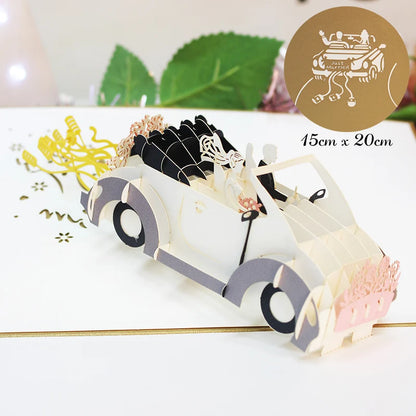 3D Pop Up Flower Greeting Cards Wedding Card Anniversary Thanksgiving Valentines Day Birthday Gift Thank You Card Handmade Ca