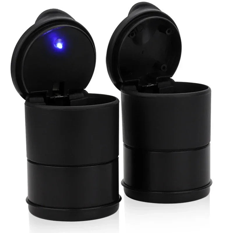 Universal Car LED Ashtray Garbage Coin Storage Cup Container Cigar Ashtray Holder Auto Interior Accessories Car LED Ashtray