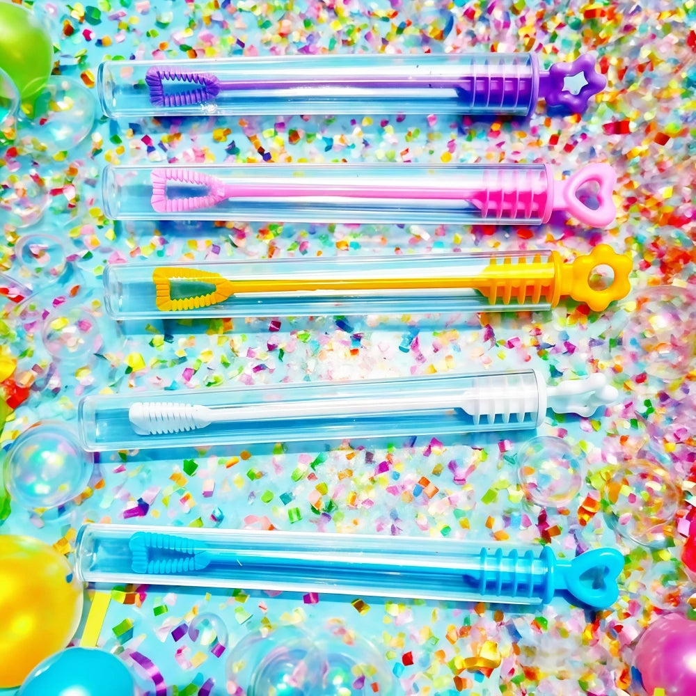 10-100 Pcs Mini Color Bubble Empty Bottle Birthday Party Carnival Gift Wedding Party Guests Baby Shower Gift Decoration Suppl