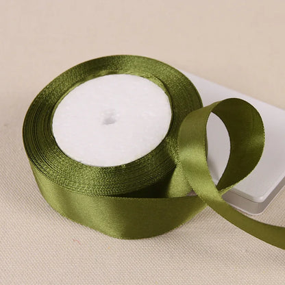 6/10/15/20/25/40/50mm Satin Ribbons DIY Artificial Crafts Wedding Party Supplies Handicraft Sewing Accessories Material 22met