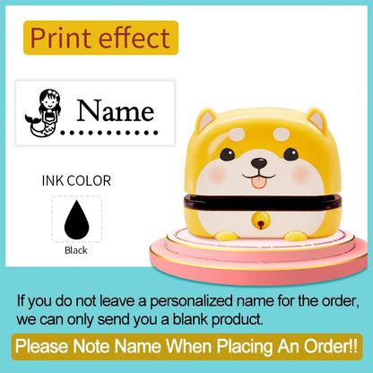 Personalized Name Stamp Set - Custom Waterproof Seal for Organizing Clothes,Shoe,School Supplies,Durable Back To School Gift