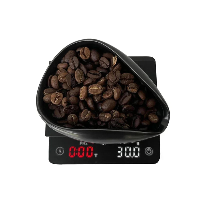 Coffee Bean Measuring Cup Ceramic Weighing Tray Coffee Powder Dosage Tray Suitable for Home Cafe Simple Coffee Tray Accessori