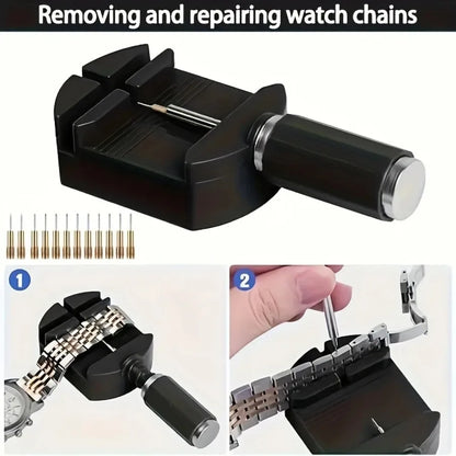 Watch Link Removal Tool Kit, Watch Band Tool Strap Chain Pin Remover Repair Tool Kit For Watch Band Strap Adjustment, Watc
