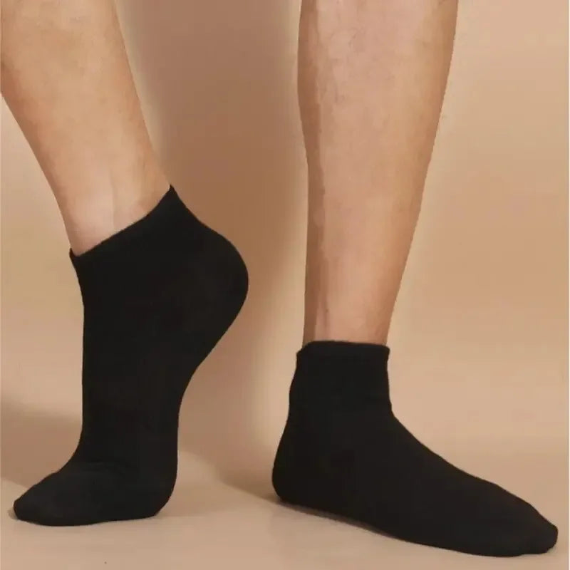 Unisex Casual Plain Color Boat Socks Thin Breathable Comfy Anti Odor Sweat-absorbing Low Cut Ankle Socks For Men Women