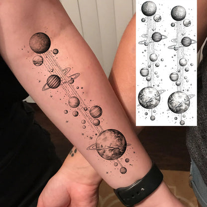 1 Sheet Bless Belief Faith Engraved Temporary Tattoos Family Love Tatoos Waterproof Realistic Fake Tattoo Stickers Long Lasti