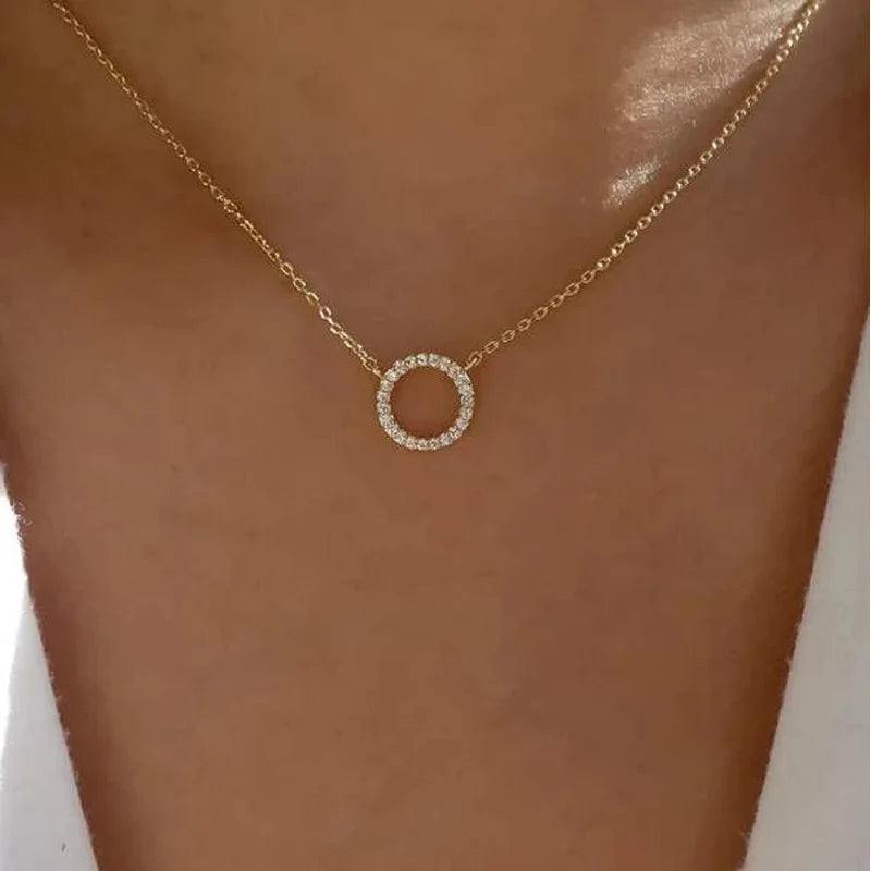 Vintage Bohemian Multilayer Minimalist Necklace for Women Stick Pendant Link Chain Necklace Collarbone Collares Fashion Jewel