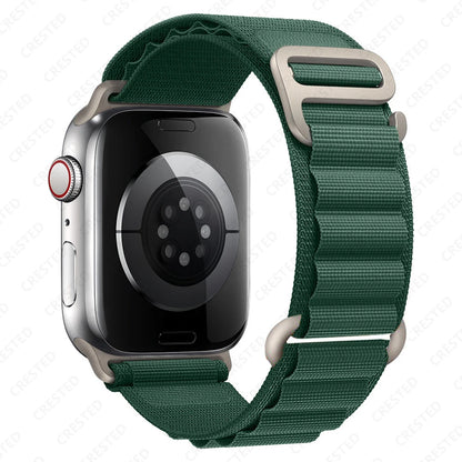 for Apple watch Straps 45mm 46mm 49mm 42mm iwatch Band 44mm 40mm Nylon Alpine bracelet correa Series 10 9 8 7 6 11 SE Ultra 2