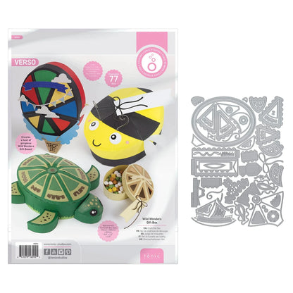 Halloween Gift Box Metal Cutting Dies Christmas North Pole Pals Die Cut Craft DIY Embossing Scrapbooking Supplies Template Mo