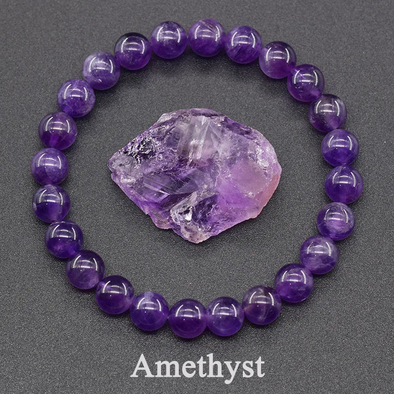 5A Natural Tiger Eye Bracelets Men Women Charm Natural Stone Jewelry Health Protection Soul Healing Couple Crystal Bead Brace