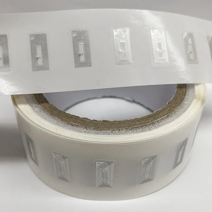 NTAG213 NFC Tags Bulk Rewritable Adhesive Labels Transparent Design for Smart Shelves Inventory Product Tracking Identificati