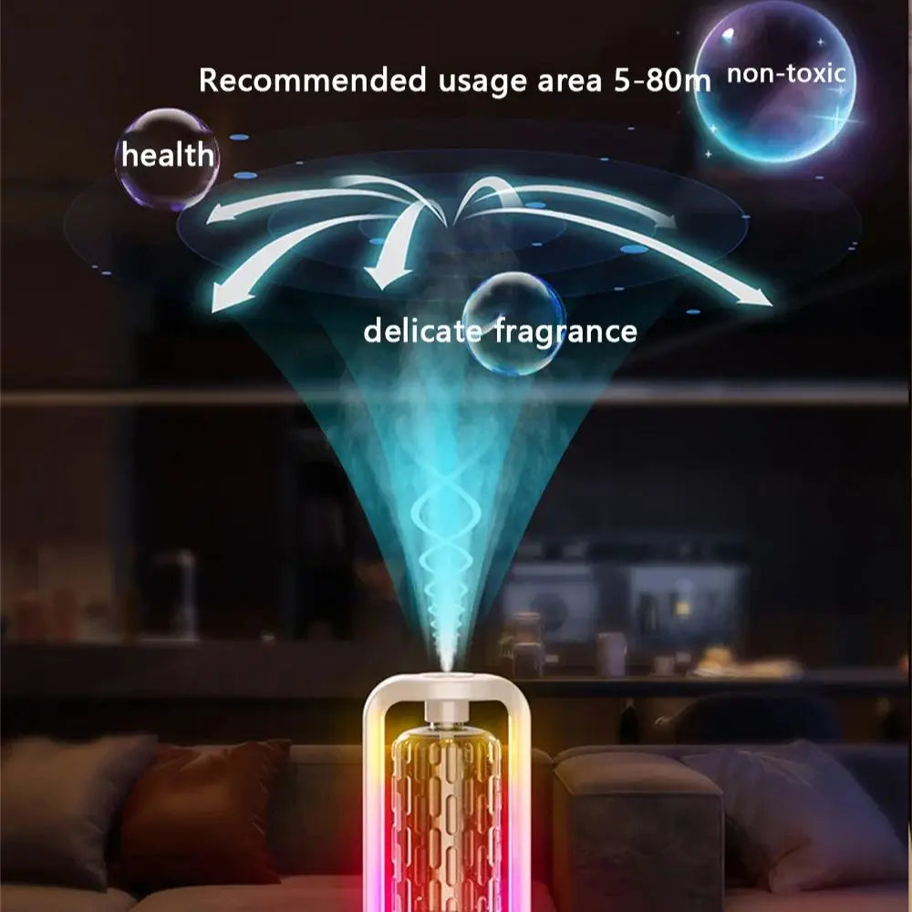 50ml Wall Mounted Aroma Diffuser Essential Oils Diffuser with Time Setting Air Purifying Fragrance Diffusing For Bedroom Toil