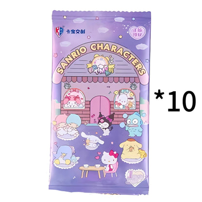 Original Box Card Sanrio Cute Anime Genuine Authorization Party Plan Characters Kuromi Kitty Melody Collection Birthday Gift 