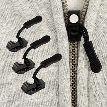 Universal Zipper Repair Kit Quick Instant Detachable Zipper Head Replacement Zipper Slider Pull for Jacket Bags Coat Free Sew