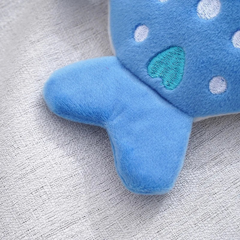 New Cartoon Shark Plush Coin Purse Cute Coin Holder with Keyring Data Cable Organiser Zippered Pouch Small Gift