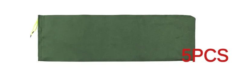 5PCS Empty Flood Control Sandbag Thick Canvas Heavy Duty Fire Brigade Flood Sacks Water-Proof Sandbags For Property Home - Gr
