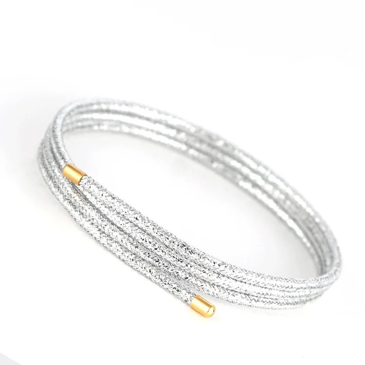 1PC Multicolor Magnetic Rope 51cm Adjustable Bracelets Rope For DIY Fashion Women Men Necklace Jewelry Making Accessories - S