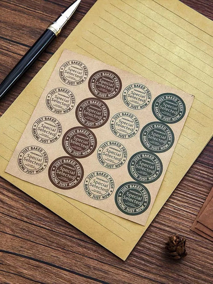 10pcs Vintage Kraft Paper Envelopes, Wedding Party Invitation Card Envelopes, Multifunctional Paper Envelope - seal