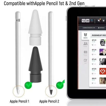 2H Wear-resistant Nibs for Apple Pencil 1st/2nd/USB-C/Pro Nib Replacements Tip for IPad Pro Pencil 1/2 Stylus Precision Fine 