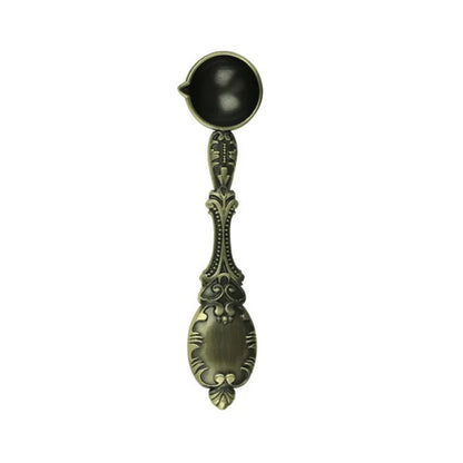 Bronze Spoon Vintage Craft Supplies Fire Paint Heating Decorative Tool Furnace Seal Wax Particle DIY Manual Scrapbooking SB00