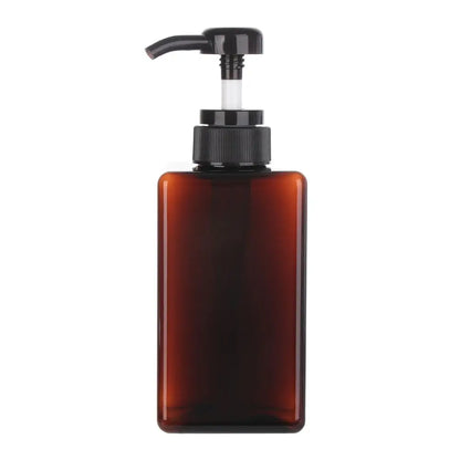 650ml Square Clear Bottle Liquid Soap Whipped Mousse Points Bottling Shampoo Lotion Shower Gel Pump Bottlesnding Soap Dispens