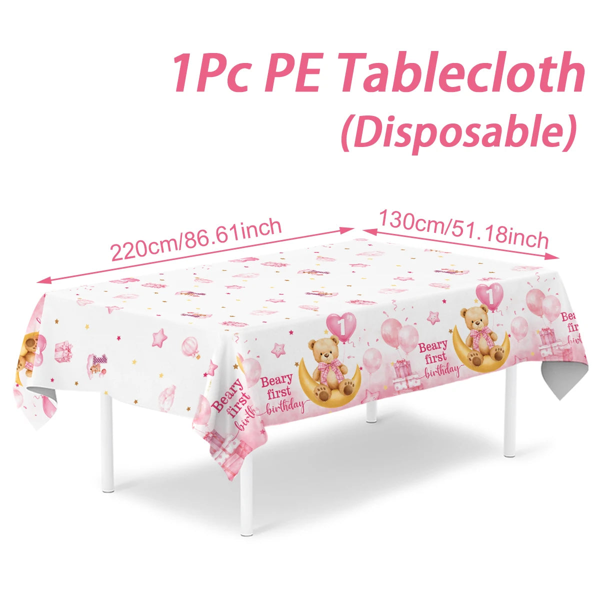 Purple Laser Disposale Tablecloth Happy Birthday Party Decoration Wedding Party Aluminum Film Table Cover Baby Shower Supplie