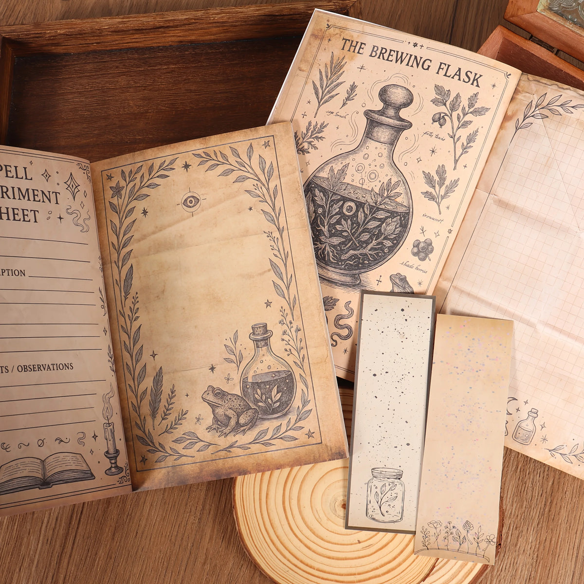 80pages A5 Journal Notebook with Two Bookmarks, for Diary, Junk Journal, Crafts, Writable Notepad, Memo Taken, Letter Paper