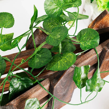 2/4/8/10M Artificial Ivy Leaves Garland Hanging Vines Fake Plants Outdoor Greenery Wall Decor Festival Garden Home Party Deco