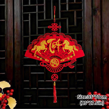 Vietnamese Spring Festival Decorations Paper Flowers Hanging Ornament 2026 New Year Home Decoraitons Room Wall Decor - S9
