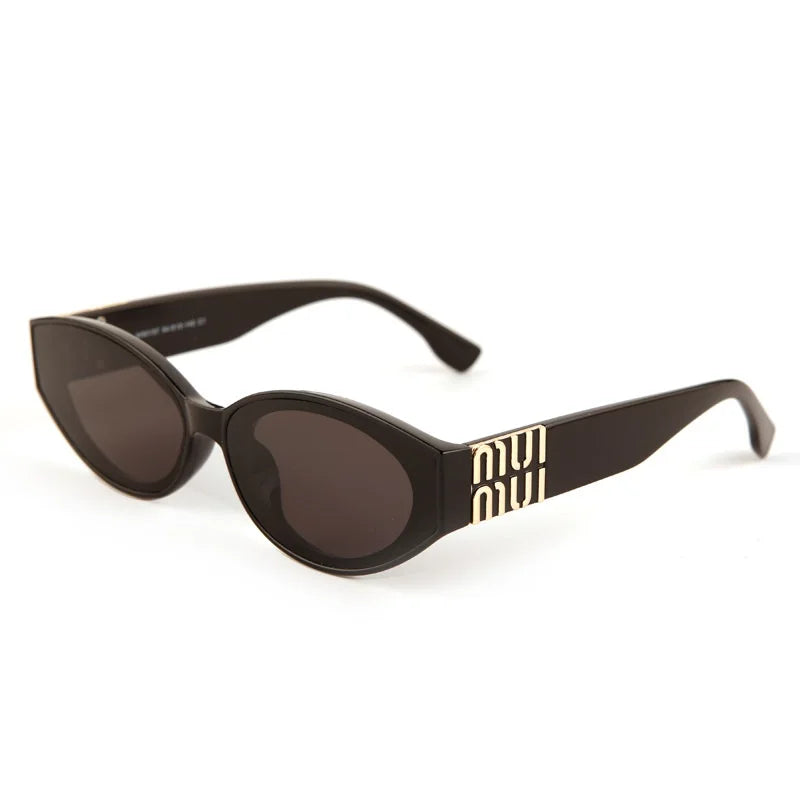 2025 Glamour Fashion Women Sunglasses Luxury Oval Designer Men Glasses Trend Classic Brand Unisex Shades UV400 - C1