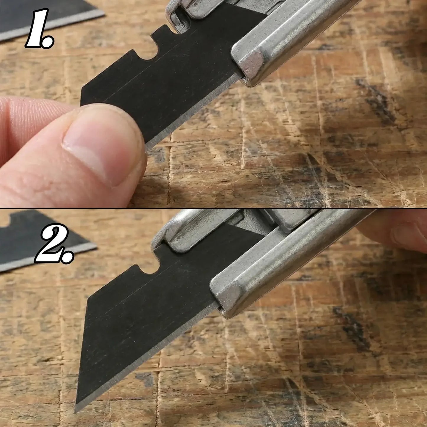Utility Knife Trapezoid Blades Replacement Set DIY Art Craft Cutter Tool Alloy Steel Ladder Blade Multifunction Carving Suppl