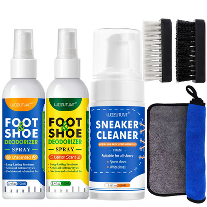 100ml Foot Shoes Deodorizer Spray Lemon Perfume Feet Shock Odor Nemesis Deodorant Removal Antibacterial Refresh Stink Freshen