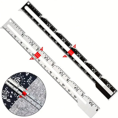 New Metal Sliding Guage Sewing Measuring Tool Sewing Guage For Quilting Sewing Sewing Accessories Sewing Notions for Crafting