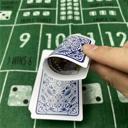 entertainment Plastic Playing Cards 5.8CMX8.8CM Waterproof Folding Repair Gram PVC Washable Adult Soha Bridge Entertainment