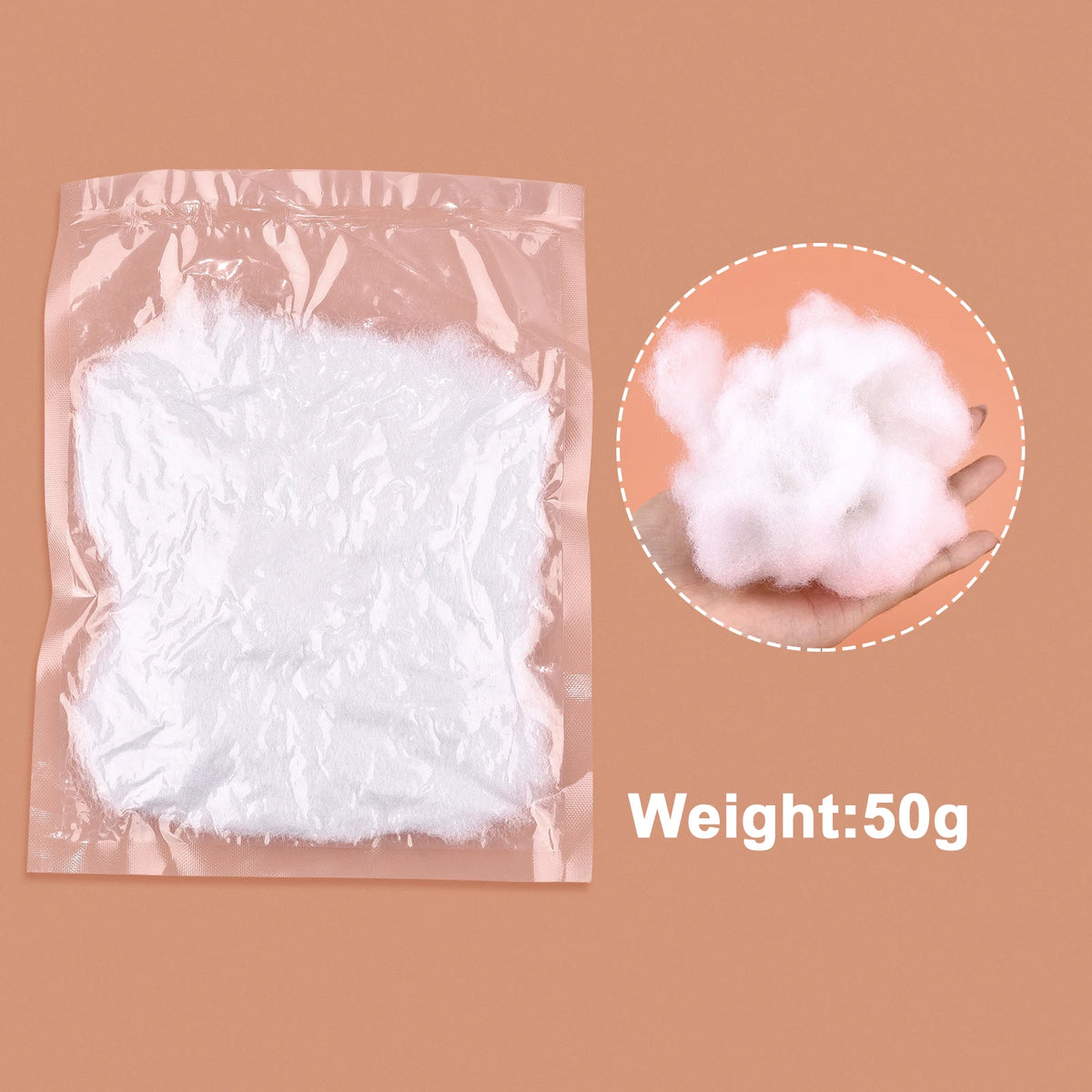 20-200g/Lot Doll Stuffed Cotton Toys PP Cotton Pillow Filling Premium Polyester Fiber Stuffing High Elastic Filler DIY Handma