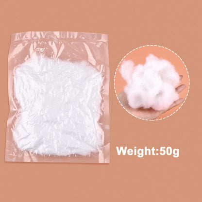 20-200g/Lot Doll Stuffed Cotton Toys PP Cotton Pillow Filling Premium Polyester Fiber Stuffing High Elastic Filler DIY Handma
