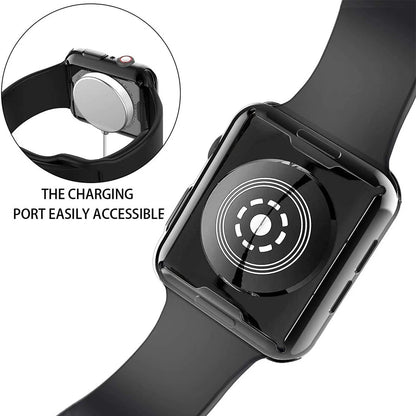 Screen Protector for Apple Watch Ultra 3 2 49 41 44 40 45 46 42mm TPU Bumper Cover Case for iWatch Series 11 10 9 8 7 SE 6 5 