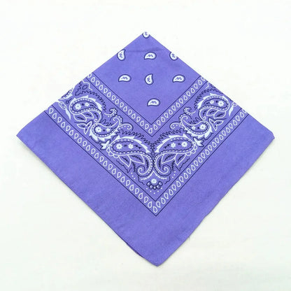 Unisex Men Women Bandana Hairband Cowboy Mens Biker Sports Headwear Wrist Hairwrap Single Sided Head Wrap Scarf Paisley - Lig
