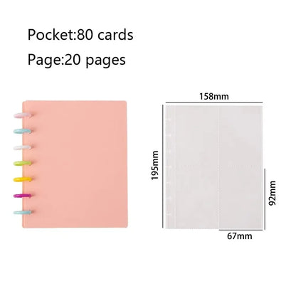 Multi-pockets 3 Inch Photo Album INS Style Idol Cards Collect Book Kpop Card Holder Loose-leaf Binder Photocard Holder