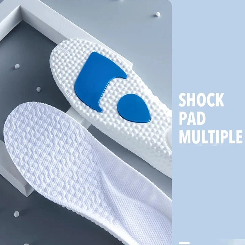 Soft-soled Sports Insoles for Men Shock-absorbing and Breathable in Summer Not Tiring To Stand for A Long Time