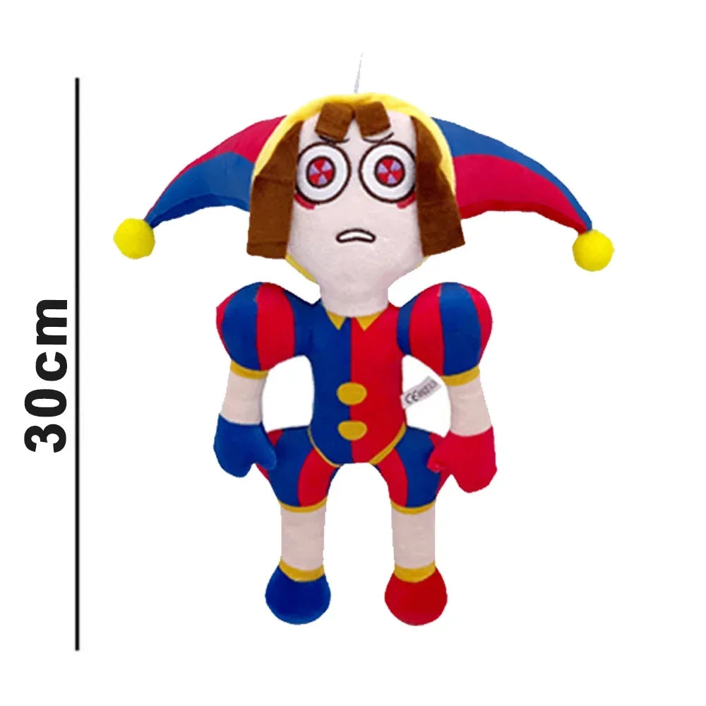 /New Styles The Amazing Digital Circus Pomni Jax Plush Toy Anime Cute Theater Rabbit Doll Cartoon Clown Christmas Kids Gifts 
