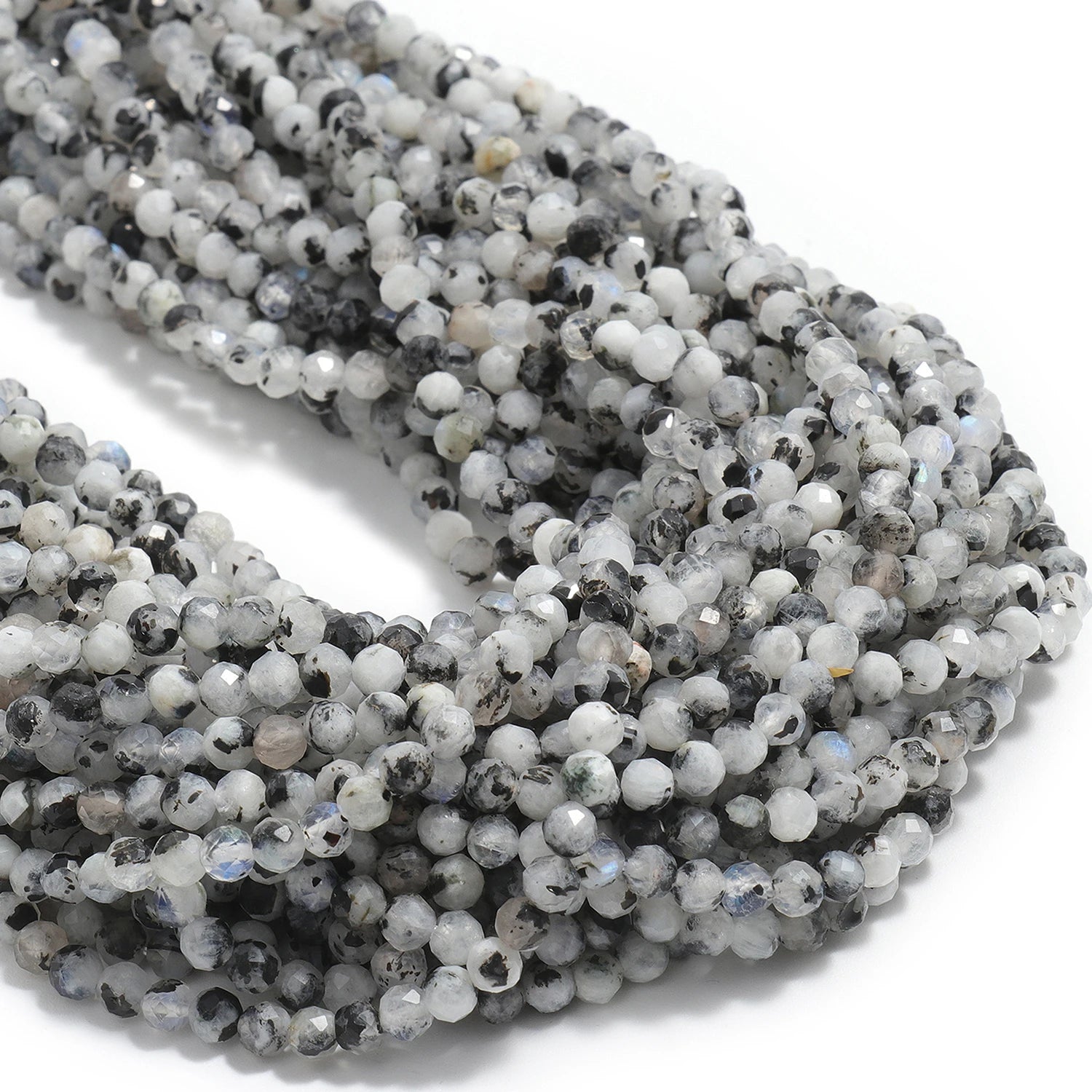 2 3 4mm Faceted Tiny Beads Natural Aquamarine Lapis Lazuli Tourmaline Amethyst Stone Beads for Jewelry Making Diy Accessories